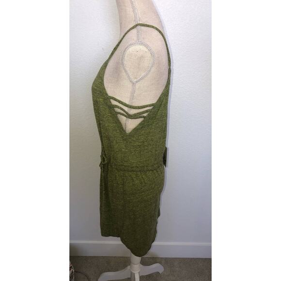 Chaser Green Tunic Tank With Drawstring Waist - M - Picture 3 of 4